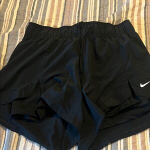 Nike Women's Black  Athletic Shorts